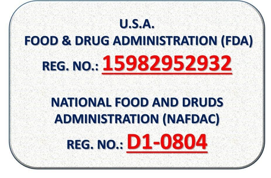 FDA and NAFDAC Registration